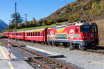 RhB, Ge 4/4 II, 617, 17.10.2021, Scuol