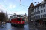 Ge 4/4 II 628 mit Arosa-Zug in Chur-Stadt am 03.03.2009