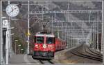 RE1232 mit Ge 4/4 II 633  Zuoz  in Chur Wiesental.