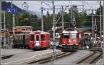 Ge 4/4 II 620  Zernez  bernimmt einen Regioexpress nach Chur und Scuol-Tarasp (25.09.2012)