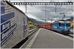 Wegen den Umbauarbeiten zwischen Susch und Sagliains, machen die Regionalzüge der Relation Pontresina - Scuol-Tarasp im Vereinatunnel eine Spitzkehre.