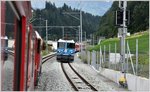 Im Bahnhof Küblis sind wegen des Umbaus momentan keine Zugskreuzungen möglich .