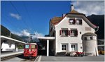 R1934 mit Steuerwagen 1752 und Ge 4/4 II 615  Klosters  nach Scuol-Tarasp in Zernez.