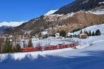 Ge 4/4 II 625 mit einem Sonderzug zur Ski-WM in St.