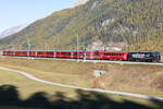 RhB, Ge 4/4 III, 648, 16.10.2021, Bever