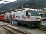 RhB Werbelok Ge4/4 III am 16.07.00 in Chur/GR Schweiz