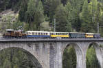 RhB, Ge 6/6 I, 414, 13.05.2018, Wiesnerviadukt


