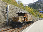 Ge 6/6 I 414 rangiert zur Rückfahrt nach Davos am 13.10.2019 in Filisur.