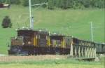 Ge 6/6 I   412 + 415  27.08.04 Laret