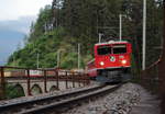 Der R 4109 (Chur - Samedan) erinnert immer wieder an eine längst vergangene Zeit, als noch Krokodile Güterzüge mit Personenbeförderung über die Albulastrecke zogen.