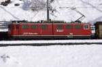 RhB, Ge6-6II, 706 Disentis, 02.12.2009 Bergn    