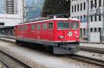 RhB E-Lok Ge6/6 II Nr.707 am 24.08.15 in Landquart