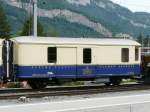 RhB - 150 Jahre Rheintallinie - Gepckwagen D 4051  ALPINE CLASSIC PULLMAN EXPRESS unterwegs anlsslich der 150 Jahre Feirer der Rheintallinie im Bahnhofsareal von Chur am 25.05.2008