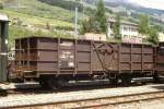 RhB - Fb 8518 am 28.05.1990 in Scuol - Hochbordwagen mit Stahlaufbau 2-achsig mit 1 offenen Plattform - Baujahr 1913 - bernahme 21.12.1982 - Rast/RhB - Gewicht 7,44 - Zuladung 15,00t - LP 8,89m - zulssige Geschwindigkeit Aufkleber 60 - 2=22.06.1989 - Lebenslauf: Ug ex L 6661 - 1969 E 6661 - 21.12.1982 Fb 8518 - 2003 E 8518 - 09/2005 Abbruch - Hinweis: gescanntes Dia
