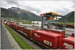 Güterumschlagszentrum RhB Samedan.