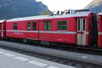 RhB DS 4222 Gepäckwagen am 20.09.2018 um 8.02 in Filisur