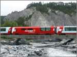 Der Servicewagen des Glacier Express.