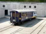 RhB - Speisewagen WR-S 3821 hinter dem Depotareal in Chur am 22.04.2011