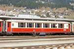 RhB - As 1144 am 23.09.1989 in Samedan - Historischer 1.Klasse Salonwagen 4-achsig - Baujahr 1931 - SIG - Fahrzeuggewicht 18,00t - Sitzpltze 32 - LP 16,40m - zulssige Geschwindigkeit 90 km/h -