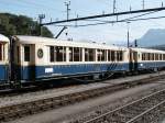 RhB Jubilum 100 Jahre Albulalinie,Wagen des  Alpine Classic Pullman Express  am 29.06.03 in Chur