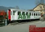 Dieser ehemalige Personenwagen der RhB steht schon seit langer Zeit bei einer Recycling Firma in Untervaz.15.03.07