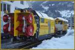 Anlieferung und Ablad der neuen Schneeschleuder 95404 der Firma Zaugg in Landquart.