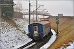 Speisewagen am Schluss von RE1133 nach St.Moritz in Campagna zwischen Reichenau und Bonaduz. (21.12.2016)