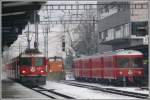 RE1224 mit Ge 4/4 II 621  Felsberg  fhrt in Landquart ein.