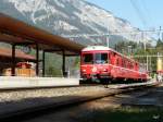 RhB - Regio nach Rhtsns im Bahnhof von Reichenau am 26.09.2011