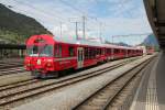 Steuerwagen BDt 1752 mit dem gekuppelten Allegra 3101 am 06.09.14 in Landquart