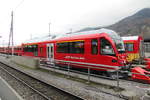 Vor wenigen Tagen wurde der erste Steuerwagen Ait 57801(Stadler)für die Alvra Gliederzüge angeliefert.Landquart 28.11.16