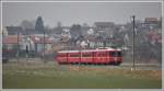 S1 1523 mit Be 4/4 511 hat freie Fahrt bei Malans.