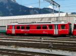 RhB - Triebwagen Be 4/4 516 im Bahnhofsarel von Landquart am 17.09.2011