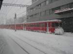 Die versptete S1 1521 bei Einfahrt in Landquart, 31.12.2011.