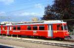 RhB - Be 4/4 511 am 16.10.1999 in Landquart - Stammnetztriebwagen fr Vorortpendelzuge - bernahme 16.03.1971 - SIG/FFA/SAAS - 780 KW - Fahrzeugewicht 45,00t - 2.Klasse Sitzpltze 40 - LP 18,70m -