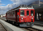 RhB: JUBILÄUM       20 JAHRE CLUB 1889  ABe 4/4 501 auf Rangierfahrt in Samedan am 15.