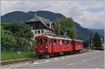 Jeweils am letzten Sonntag im Monat während der Betriebssaison (ausgenommen bei Sonderveranstaltungen) verkehren zwei  Riviera Belle Epoque  Zugspaare der Blonay -Chamby Bahn von Chaulin nach