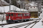 ABe 47 dient in Poschiavo als Rangierfahrzeug.