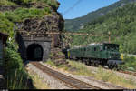 SBB Historic Ae 8/14 11801 anlässlich einer Märklin-Reise am 4. August 2019 bei Polmengo.