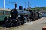 Am 23 Mai 2026 steht SBB Historic 1367 mit deren Extrazug ins Bahnpark von SBB Historic und Verein Mikado 1244 in Brugg AG.
