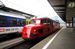 RAe 2/4 1001 Roter Pfeil - Abfahrt aus dem Bhf. Olten SO pnktlich zur 3-Seenfahrt mit Ausflgen und Mittagessen. Fast alle 60 Sitzpltze waren besetzt. 21.9.2008