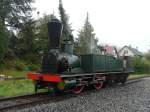 SBB Historic - Dampflok Ec 2/5 28 Genf an einem verregneten Sontag in Bren an der Aare am 16.10.2010    
