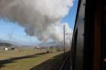 10 Jahre SBB Historic.Jubilumsfahrt mit B 3/4 1367(1916)  Dampfwolken ber dem Tal(Napf)sicherlich eine wahre Freude   fr die zahlreichen Fotografen entlang der Strecke.19.02.11