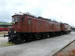 SBB Historic - Oldtimer Be 4/7 12504 und Ae 3/6 10439 in Delemont am 08.09.2013