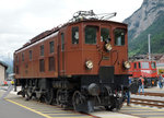 SBB:  GOTTARDO 2016 
Rund um das alte SBB Depot Erstfeld, das durch die Eröffnung des Gotthard Basistunnel leider seine grosse und langjährige Bedeutung verliert, wurde Rollmaterial aus verschiedensten Epochen ausgestellt so auch die Ae 3/6 II 10439. Aufnahme vom 4. Juni 2016.
Foto: Walter Ruetsch
