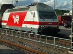 SBB Historic Be 6/8 III 13302 am 23.08.03 in Spiez sie wurde dem Modelleisenbahn-Clup Horgen (Mech)Leiweise bergeben 