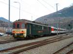 SBB Schulzug mit RBe 4/4, 2003 in Brig.