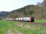 Grünholz - 13. April 2022 : SBB 193 466  Bellinzona  mit einem KLV in Richtung Norden unterwegs.