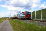 SBB Cargo International Siemens Vectron 193 469-4 am 13.07.23 in Auggen in der Nähe von Müllheim (Baden)