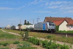 Schwindratzheim - 28 Juni 2026 : SBB Cargo France mit der BR 188 120 mit dem Kombi 42637 von Noisy le Sec �ber Woippy nach Basel & Novara. Dieser Zug ist am Tag davor in Remilly liegen geblieben. So fuhr mit �ber 24 Stunden Versp�tung mit Zugnummer 417753.